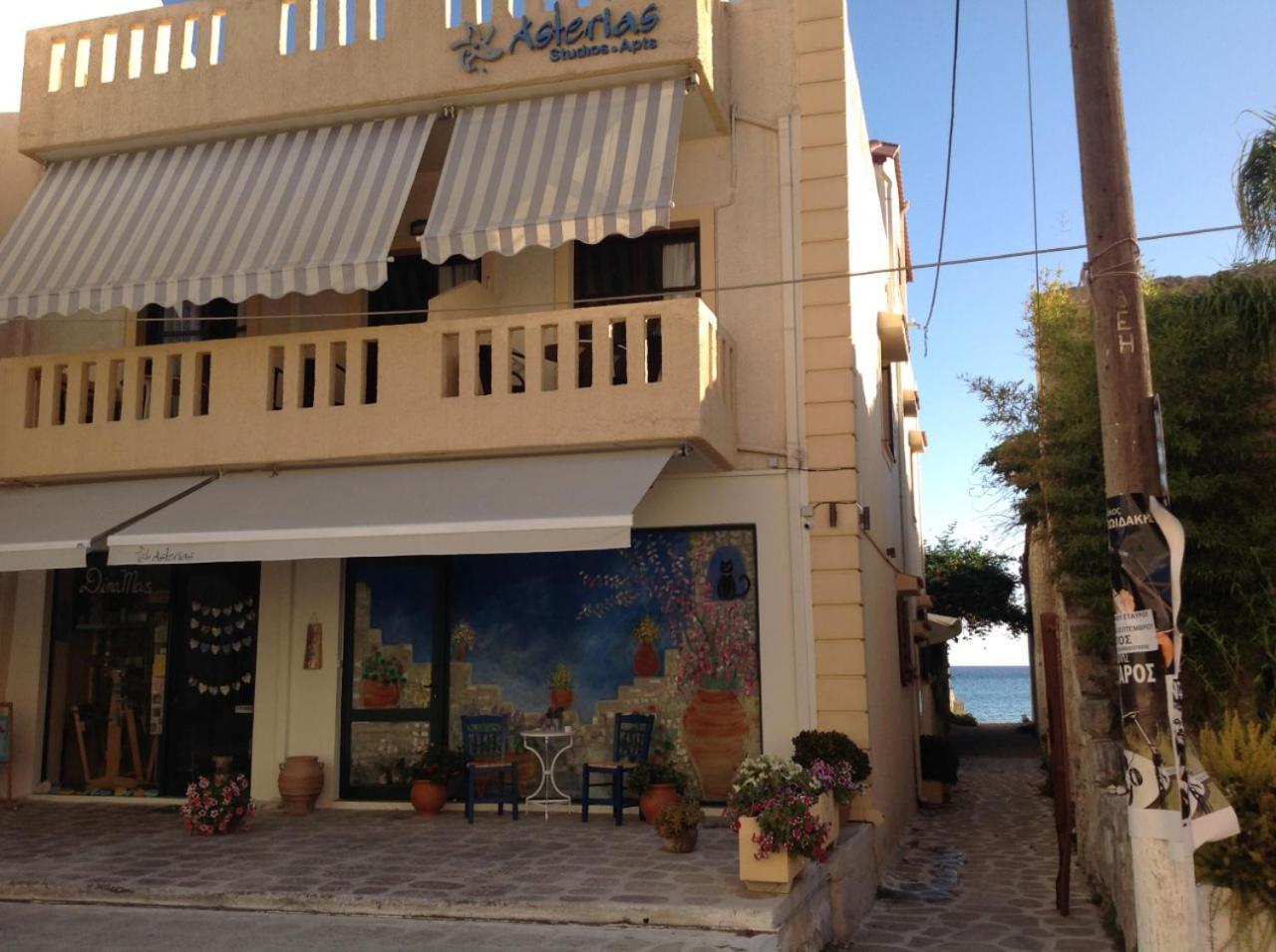 Asterias Studios & Apartments カリヴェス エクステリア 写真